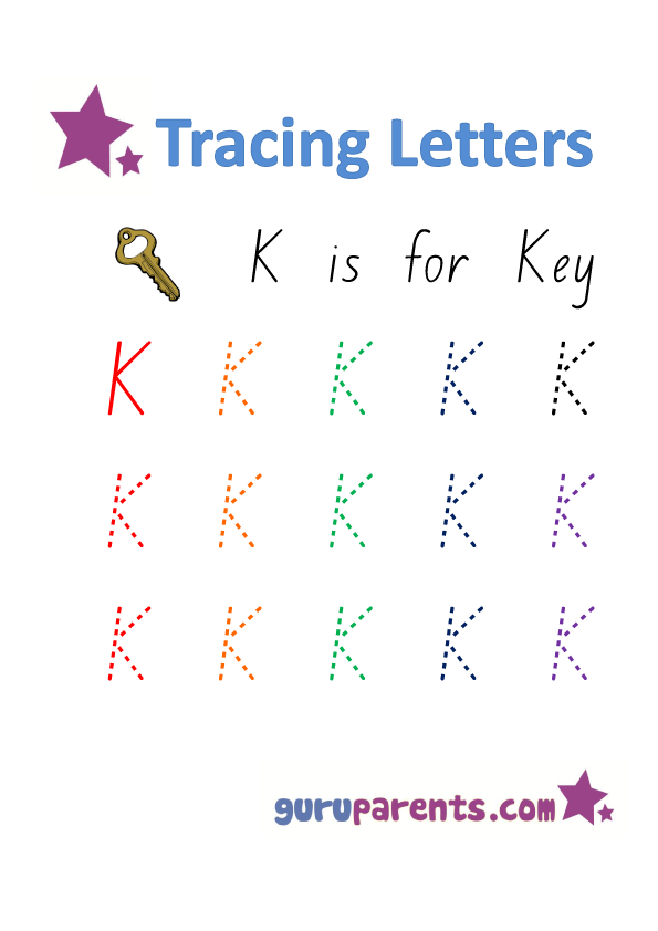 letter k worksheet