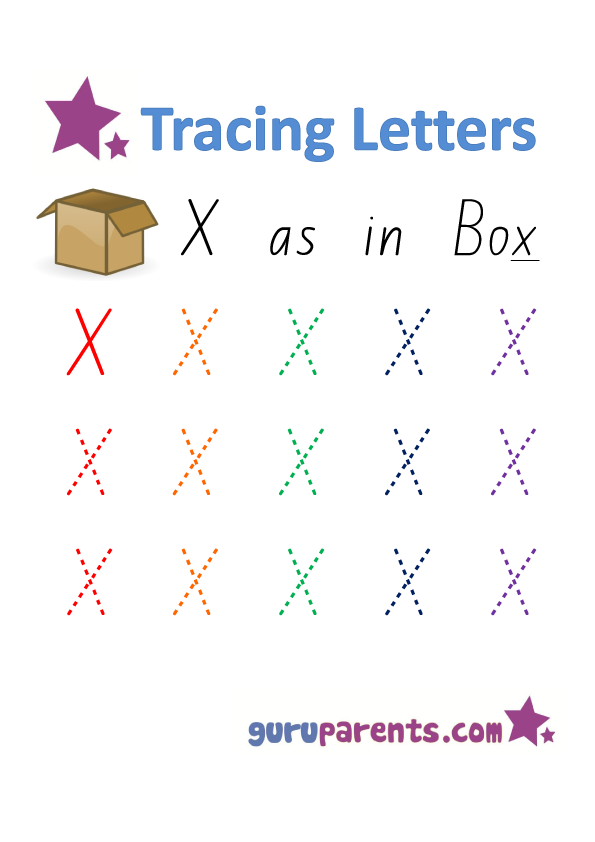 Letter X Worksheets Guruparents