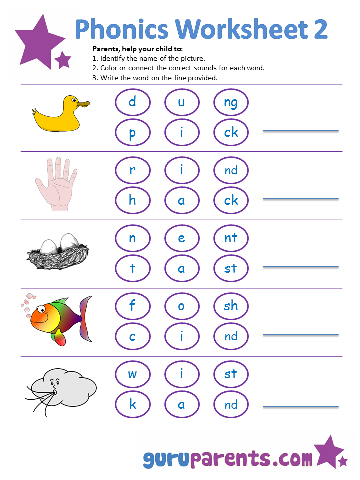 Phonics Worksheet Worksheets Pinterest Photos