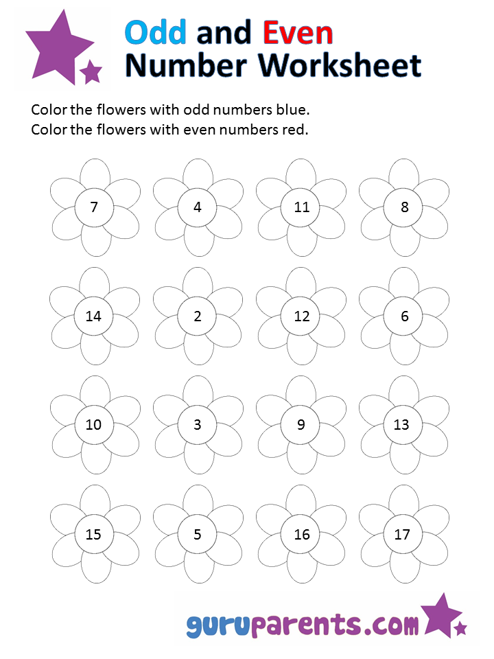 UPDATED Odd And Even Numbers Worksheets For Kindergarten